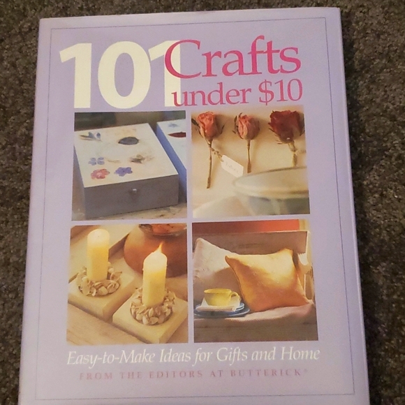 101 crafts under $10 hardbound book with book sleeve - brand new